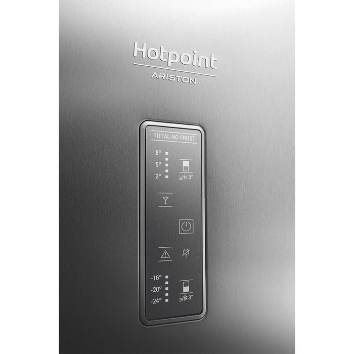Fridge-freezer Hotpoint-Ariston HA70BE 72X***, 462 l, E, No Frost, Stainless steel