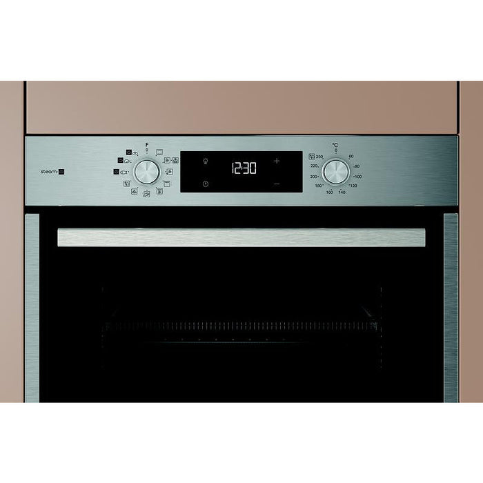 Built-in oven Hotpoint-Ariston HAO 458HSU1F X. , 71 , Push buttons , A+ , Water cleaning