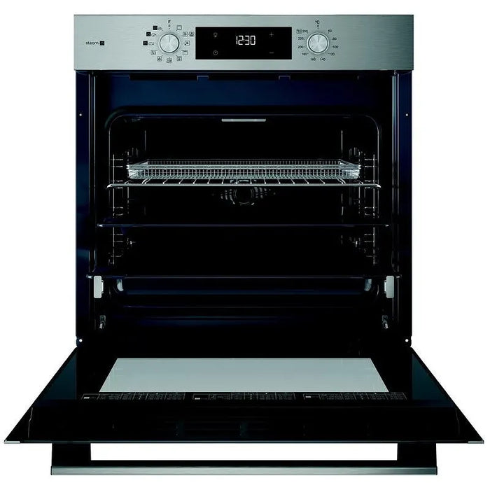 Built-in oven Hotpoint-Ariston HAO 458HSU1F X. , 71 , Push buttons , A+ , Water cleaning