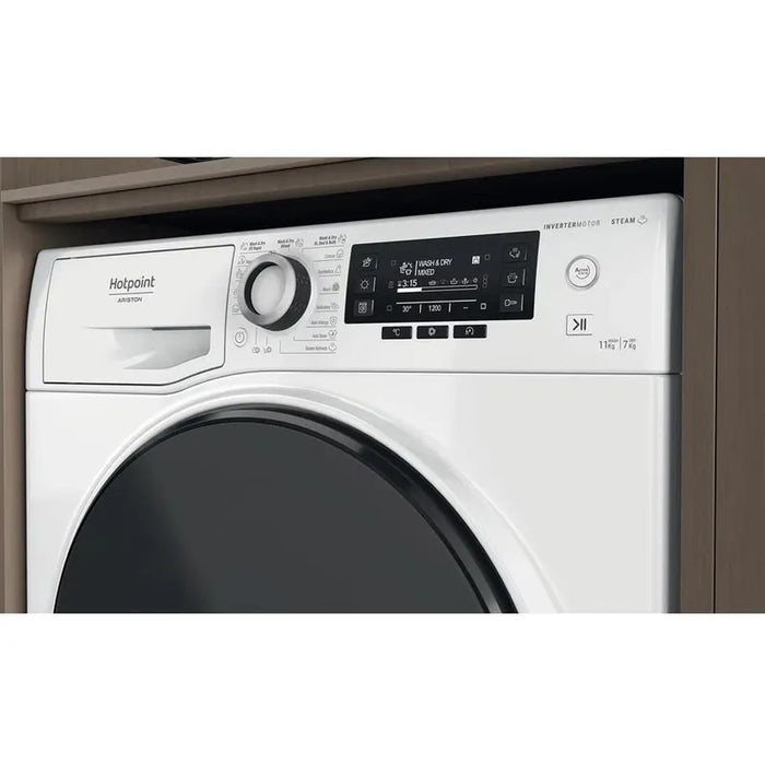 Washer dryer Hotpoint-Ariston NDD 11725 DA EE , 11.00 kg, 1551 rpm, 7 kg, E , White