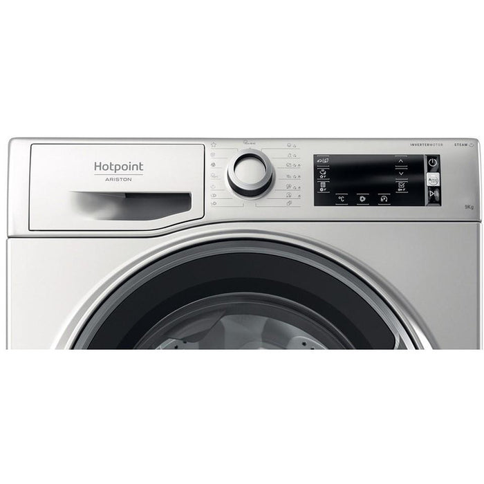 Washing machine Hotpoint-Ariston NLCD 948 SS A EU , 1400 rpm, 9.00 kg, A , Silver