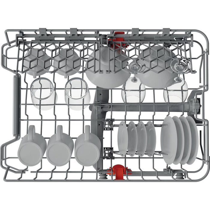 Built-in dishwasher Hotpoint-Ariston HSIO 3O23 WFE, 10 place settings, 450 W, mm, E