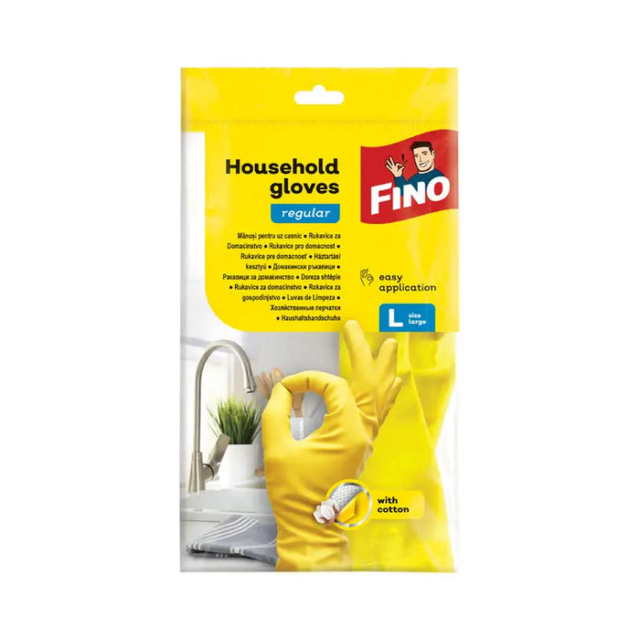 HOUSEHOLD GLOVES L FINO - Продукти за почистване<<<Домашни потреби<<<Кухня<<<Praktiker