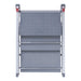 HOUSEHOLD LADDER FOLDABLE 3 LEVELS INTER CERAMIC - Домакински стълби<<<Тавански и домакински стълби<<<Мебели и