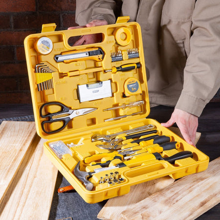 Household Tool Set 48 pcs Deli Tools EDL1048J - Toolkits<<<Tools<<<InnproXML