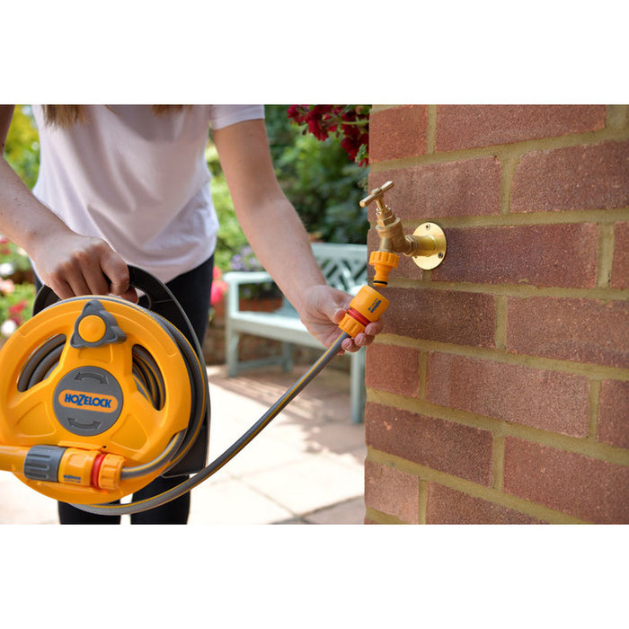 HOZELOCK 10M HOSE REEL AND QUICK CONNECTIONS 24270000