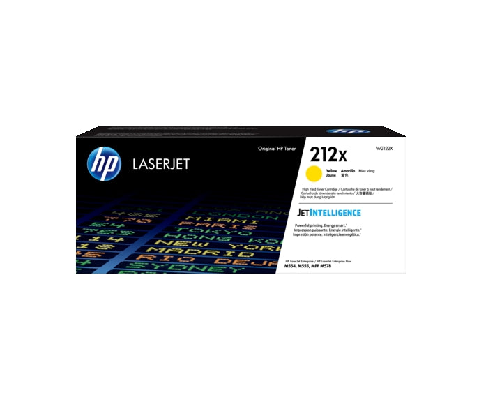 HP 212X High Yield Yellow Original LaserJet Toner Cartridge - LaserJet Consumables<<<HP