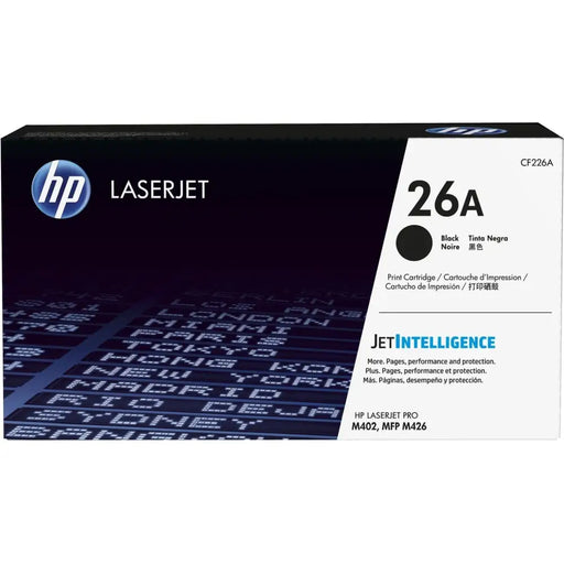 HP 26A Black Original LaserJet Toner Cartridge (CF226A) - LaserJet Consumables<<<HP