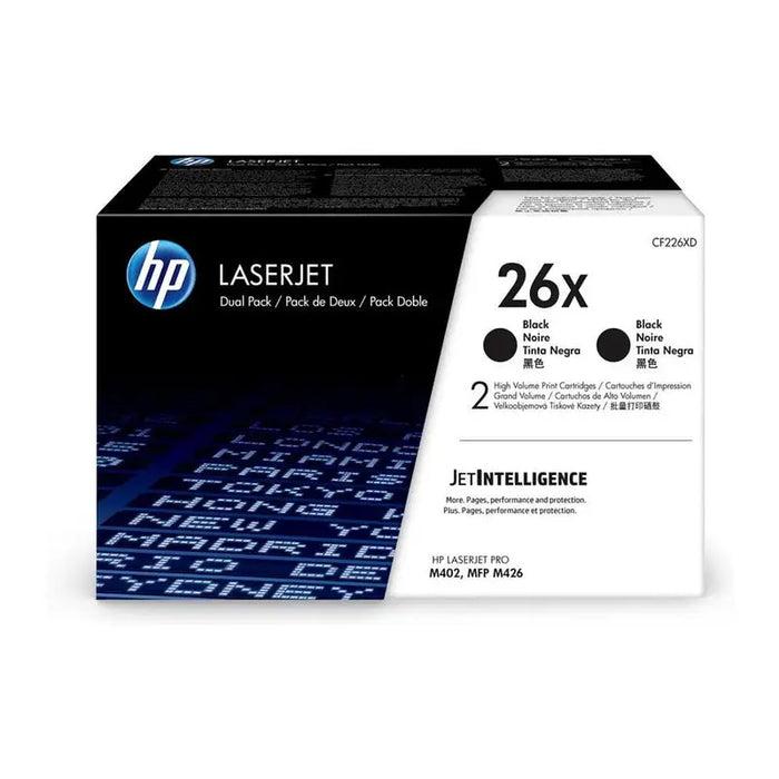 HP 26X High Yield Black Original LaserJet Toner Cartridge (CF226X) - LaserJet Consumables<<<HP
