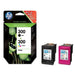 HP 300 original Ink cartridge CN637EE black and tri-colour standard capacity 2 x 4ml black: 200 pages colour: 165 pages