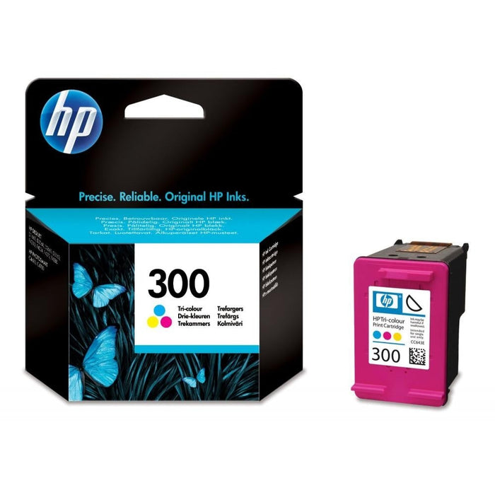 HP 300 Tri-color Ink Cartridge - InkJet Consumables<<<HP консумативи<<<HP<<<PolyComp&&&Консумативи мастиленоструйни