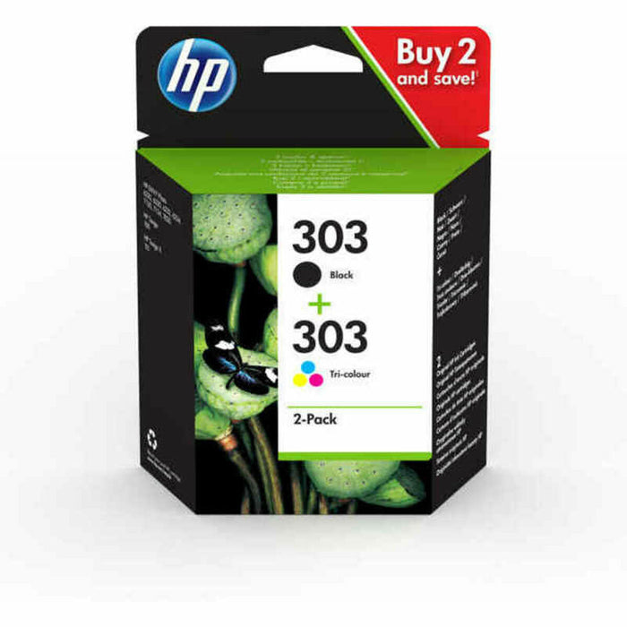 HP 303 2-pack Black/Tri-color Original Ink Cartridge - Мастила и Мастилени глави<<<Консумативи - Мастила<<<Печат