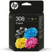HP 308 Black/Tri-Color Ink Cartridge Combo 2-Pack - Мастила и Мастилени глави<<<Консумативи - Мастила<<<Печат Сканиране