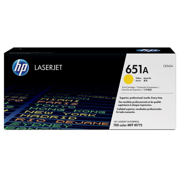 HP 651A Yellow LaserJet Toner Cartridge - LaserJet Consumables<<<HP консумативи<<<HP<<<PolyComp&&&Тонери<<<Консумативи