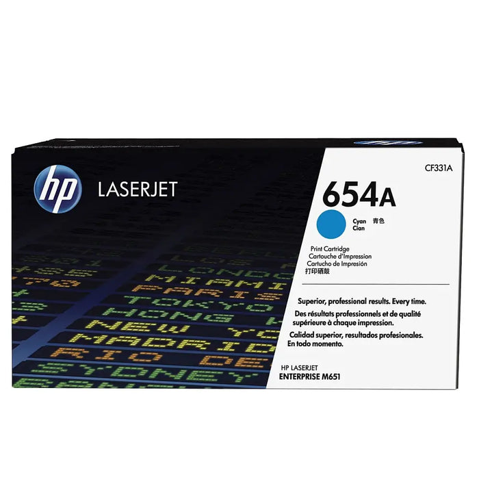HP 654A original Toner cartridge CF331A cyan standard capacity 15.000 pages 1-pack - Тонери<<<Консумативи