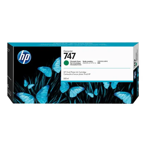 HP 747 300-ml Chromatic Green Ink Cartridge - LFP мастила и LFP мастилени глави<<<Консумативи - голям формат принтер