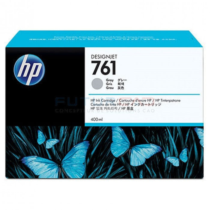 HP 761 400-ml Gray Designjet Ink Cartridge - DesignJet Consumables<<<HP консумативи<<<HP<<<PolyComp&&&LFP мастила и LFP