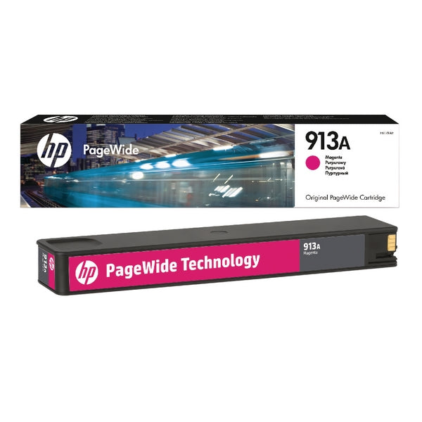 HP 913A Magenta Original PageWide Cartridge - InkJet Consumables<<<HP консумативи<<<HP<<<PolyComp&&&Мастила и Мастилени