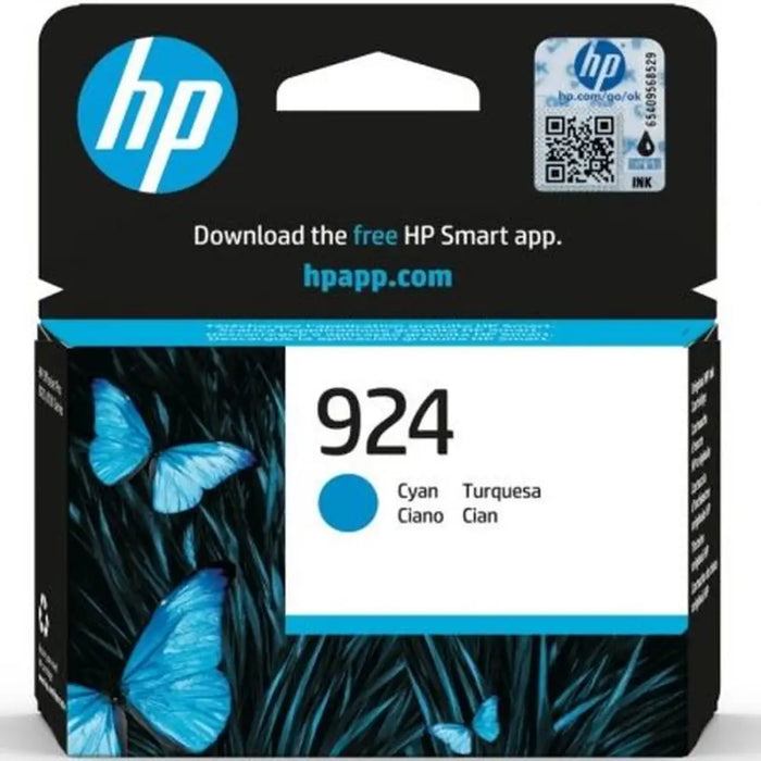 HP 924 Cyan Original Ink Cartridge - Мастила и Мастилени глави<<<Консумативи - Мастила<<<Печат Сканиране и