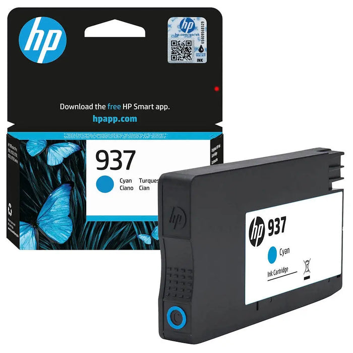 HP 937 Cyan Original Ink Cartridge - InkJet Consumables<<<HP консумативи<<<HP<<<PolyComp&&&Консумативи мастиленоструйни