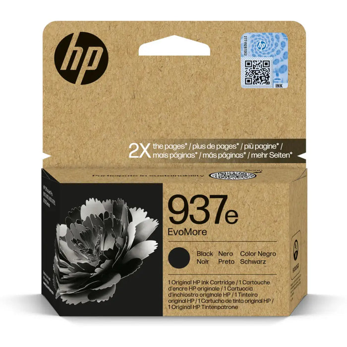 HP 937e EvoMore Black Original Ink Cartridge - Мастила и Мастилени глави<<<Консумативи - Мастила<<<Печат Сканиране и