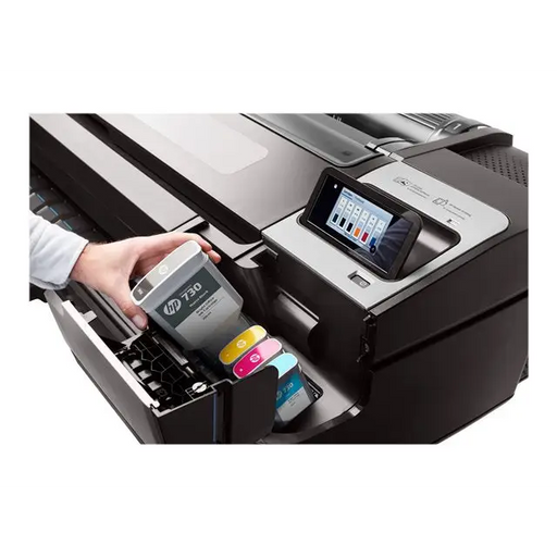 HP DesignJet T1700 44inch large-format printer colour ink-jet 1118x1676mm 2400x1200dpi 0.55 min/page Gigabit LAN USB