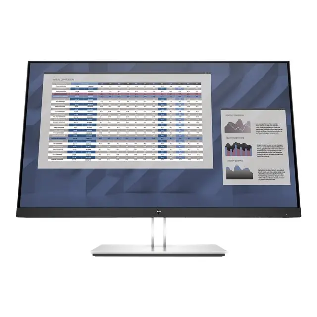 HP E-Display E27 G4 27inch IPS FHD 1920x1080 16:9 Display Port HDMI VGA 5xUSB Without Cable 3YW - Бизнес