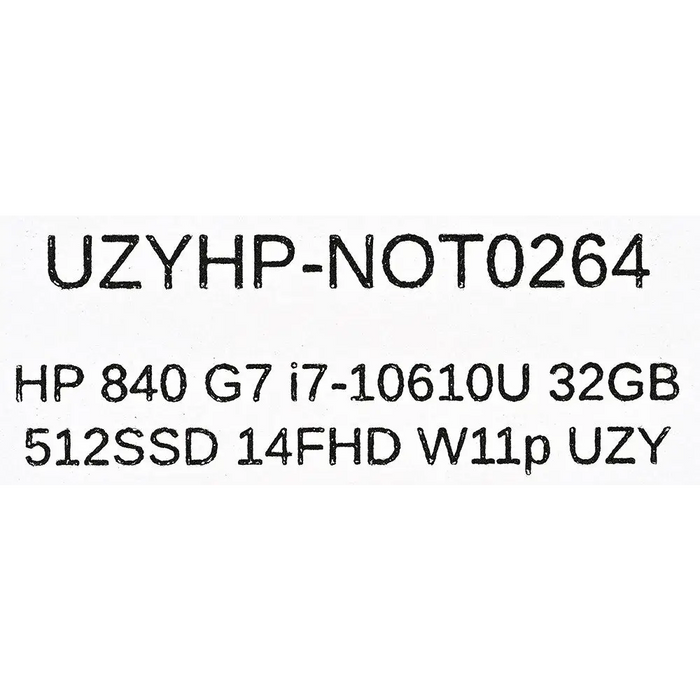 HP EliteBook 840 G7 i7-10610U 32GB 512GB SSD 14’’ FHD Win11pro Used - Used notebooksUZY-NOT<<<Used
