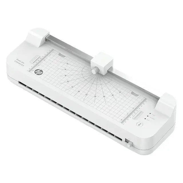 HP ONELAM COMBO A3 laminator Warm integrated trimmer corner rounder 40 cm/min speed + 15 pouches: 3xA4 4xA5 4xA6