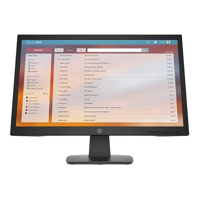 HP P22v G4 21.5inch TN Monitor FHD 1920x1080 16:9 250cd/m2 1000:1 5ms 1xHDMI1.4 1xVGA Black 3Y War. (EN) - Бизнес
