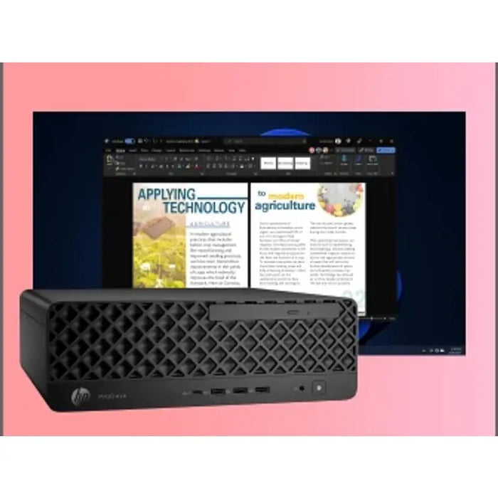 HP ProDesk 4 SFF G1i AI PC Intel Core Ultra 5 225 16 GB DDR5-SDRAM 512 GB SSD Windows 11 Pro Black - Professional