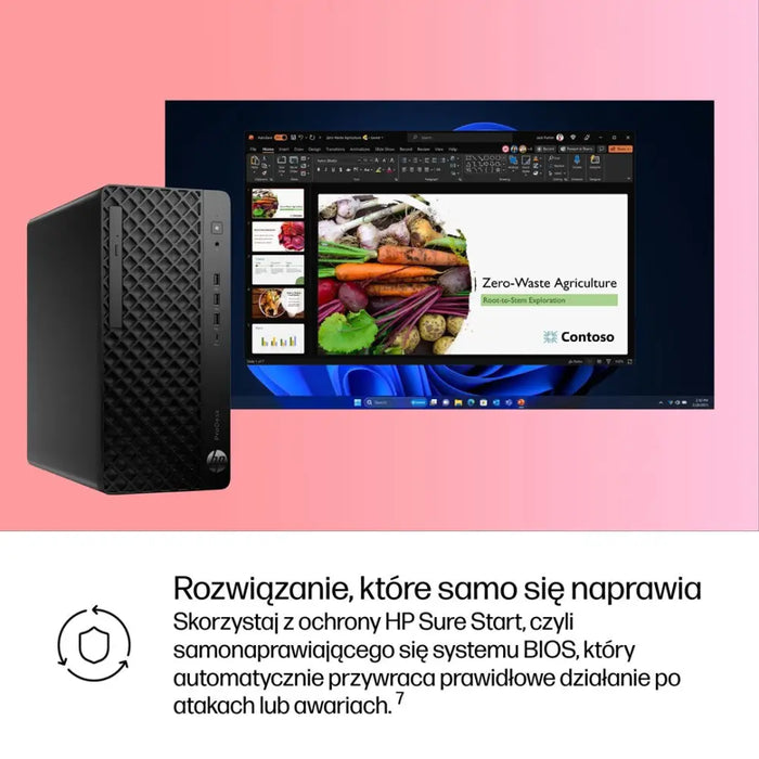 HP ProDesk 4 Tower G1i Desktop AI PC Intel Core Ultra 5 225 16 GB DDR5-SDRAM 512 GB SSD Windows 11 Pro Black