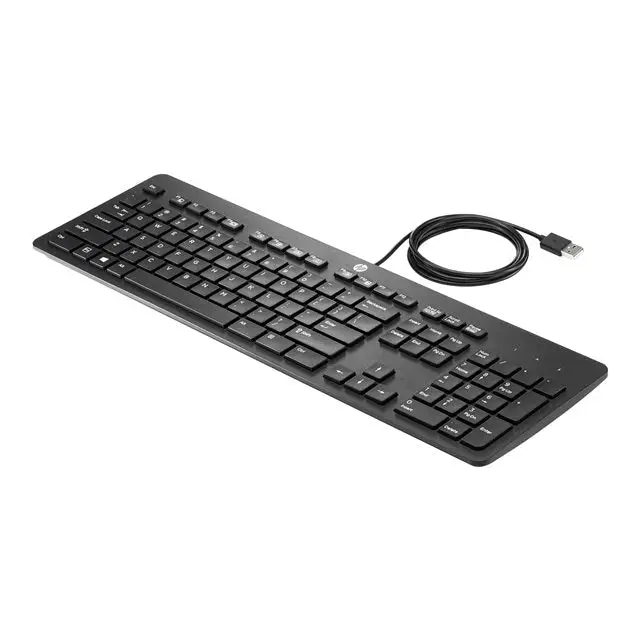 HP USB Business Slim Keyboard - Клавиатури - кабелни<<<Клавиатури<<<Периферия и аксесоари<<<ALSO