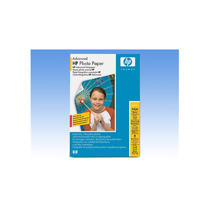HP Advanced Glossy Photo Paper-100 sht/10 x 15 cm borderless
