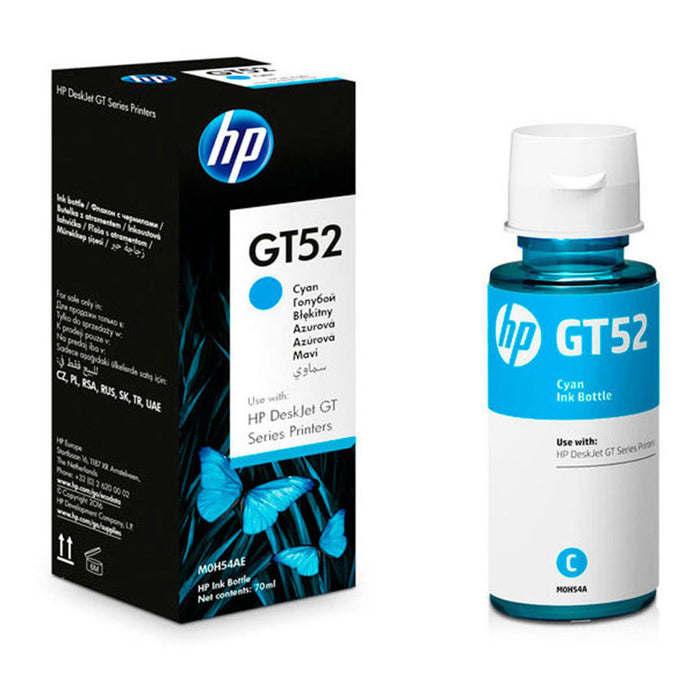 HP GT52 Cyan Original Ink Bottle