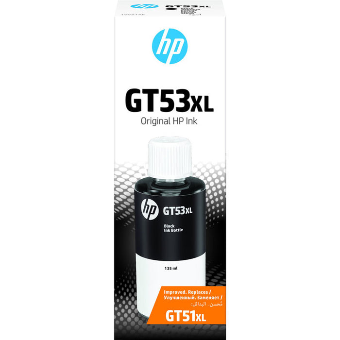 HP GT53 135ml Black Original Ink Bottle