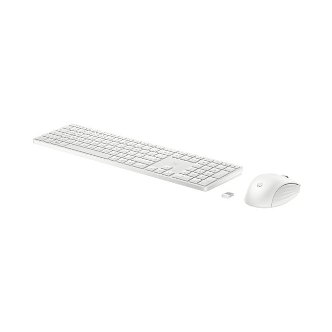 HP 655 White Wireless Keyboard and Mouse Combo