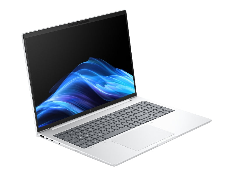 HP EliteBook 8 G1i AI 16" Glacier Silver, Ultra 7-255U(up to 5.2GH/12MB/12C), 16" WUXGA AG 300nits, 32GB 5600Mhz 1DIMM, 1TB PCIe SSD, WiFi 7 + BT 5.4, Backlit Kbd, FPR, Smart Card Reader, 3C Batt, Win 11 Pro, 3Y Offsite