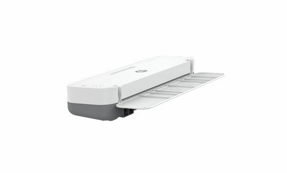 HP ONELAM 400 A4 laminator, Hot/Cold, integrated trimmer, corner rounder, speed 40 cm/min + 15 pouches: 3xA4, 4xA5, 4xA6, 4xB-CARD, white