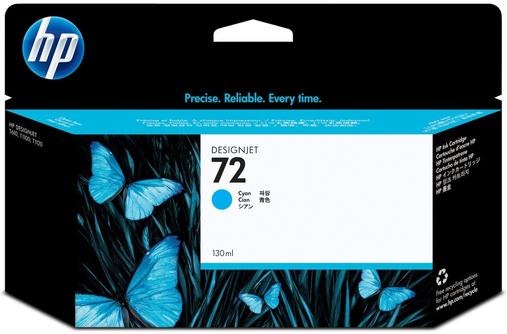 HP 72 130-ml Cyan Ink Cartridge