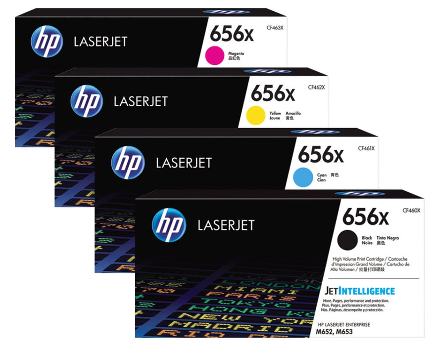 HP 656X High Yield Black Original LaserJet Toner Cartridge (CF460X)