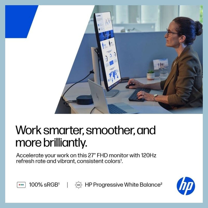 HP S5 Pro 527pf 27inch FHD Monitor HDMI DP (EU)