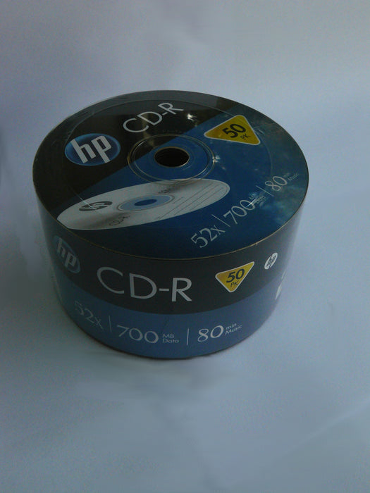 CD-R HP (Hewlett Packard) 80min./700mb. ( target. 50 )