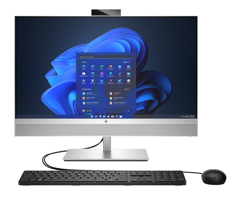 HP EliteOne 870 G9 All-in-One PC Intel® Core™ i5 68.6 cm (27") 1920 x 1080 px 16 GB DDR5-SDRAM 512 GB SSD Windows 11 Pro Wi-Fi 6E (802.11ax) Silver