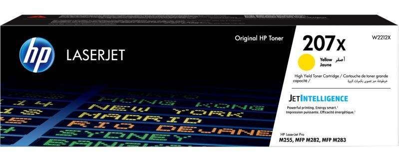 HP 207X Yellow LaserJet Toner Cartridge