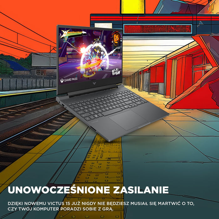 HP Victus Gaming 15-fb3231nw AMD Ryzen™ 7 7445H Laptop 39.6 cm (15.6") Full HD Display 16 GB DDR5 SDRAM 512 GB SSD NVIDIA GeForce RTX 4050 Wi-Fi 6E (802.11ax) Windows 11 Home Black