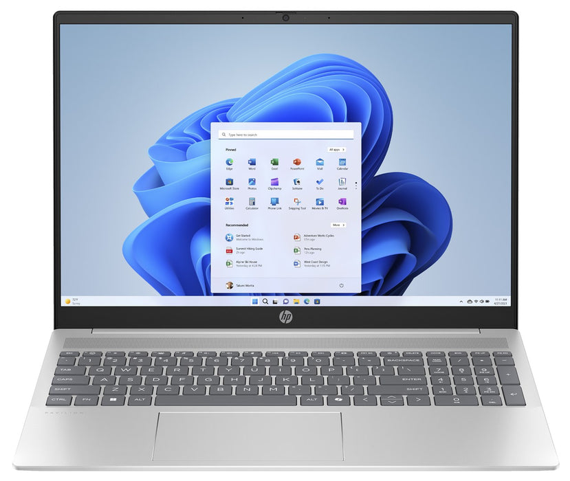 HP Pavilion 16-af0006nw Intel Core Ultra 5 125U Laptop 40,6 cm (16") 2K 16 GB LPDDR5-SDRAM 512 GB SSD Wi-Fi 6E (802.11ax) Windows 11 Home Silver