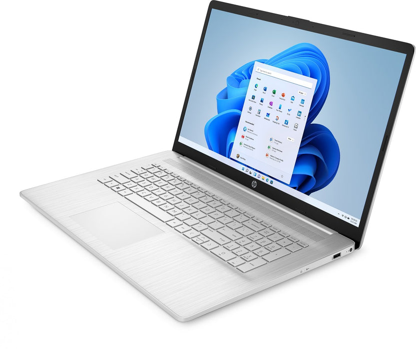 HP 17-cp3114nw AMD Ryzen™ 7 7730U Laptop 43.9 cm (17.3") Full HD 16 GB DDR4-SDRAM 512 GB SSD Wi-Fi 6 (802.11ax) Windows 11 Home Silver