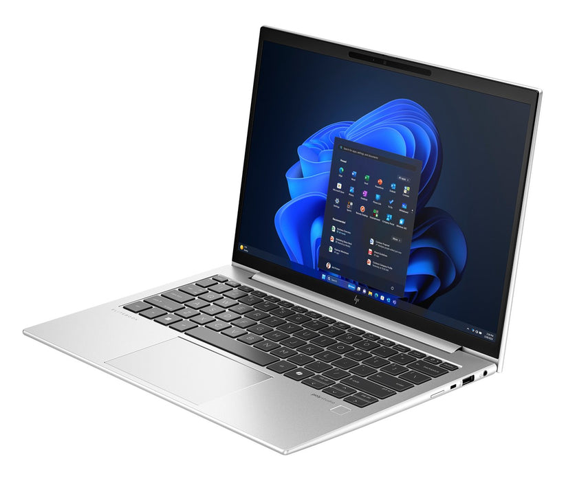 HP EliteBook 830 13 inch G11 Notebook PC Intel Core Ultra 7 155U Laptop 33.8 cm (13.3") WUXGA 16 GB LPDDR5x-SDRAM 512 GB SSD Wi-Fi 6E (802.11ax) Windows 11 Pro Silver