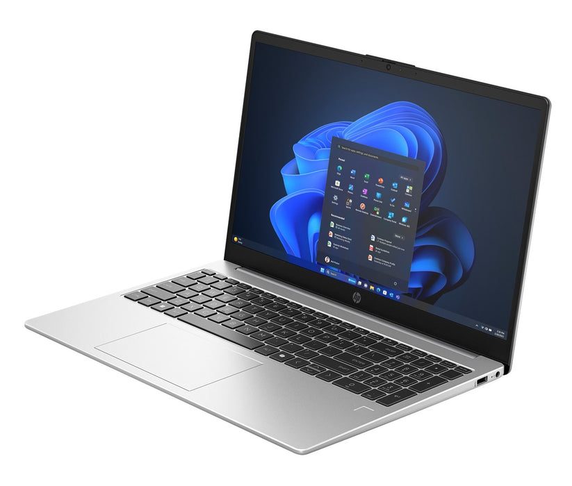 HP 250R G10 Intel Core 5 120U Laptop 39.6 cm (15.6") Full HD 16 GB DDR4-SDRAM 512 GB SSD Wi-Fi 6 (802.11ax) Windows 11 Home Silver